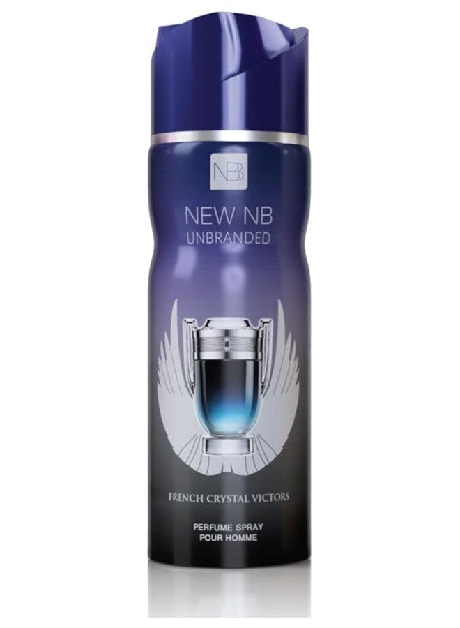 نيو أن بي بخاخ مزيل عرق عطري فرنسي كريستالي جديد غير مُصنّع من علامة تجارية معروفة، 200 مل (فيكتورس)